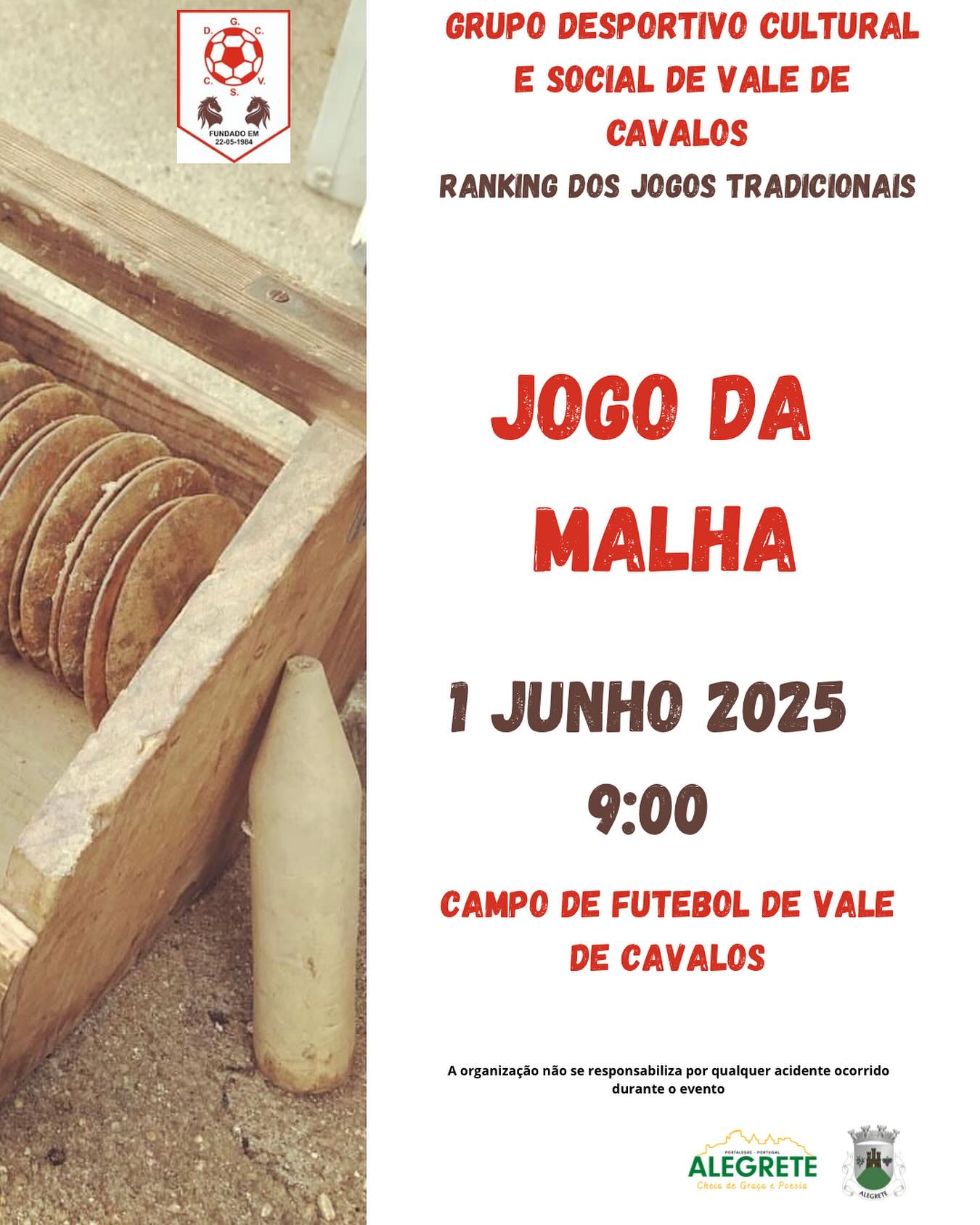 Os Jogos Tradicionais estão de regresso à Freguesia de Alegrete!