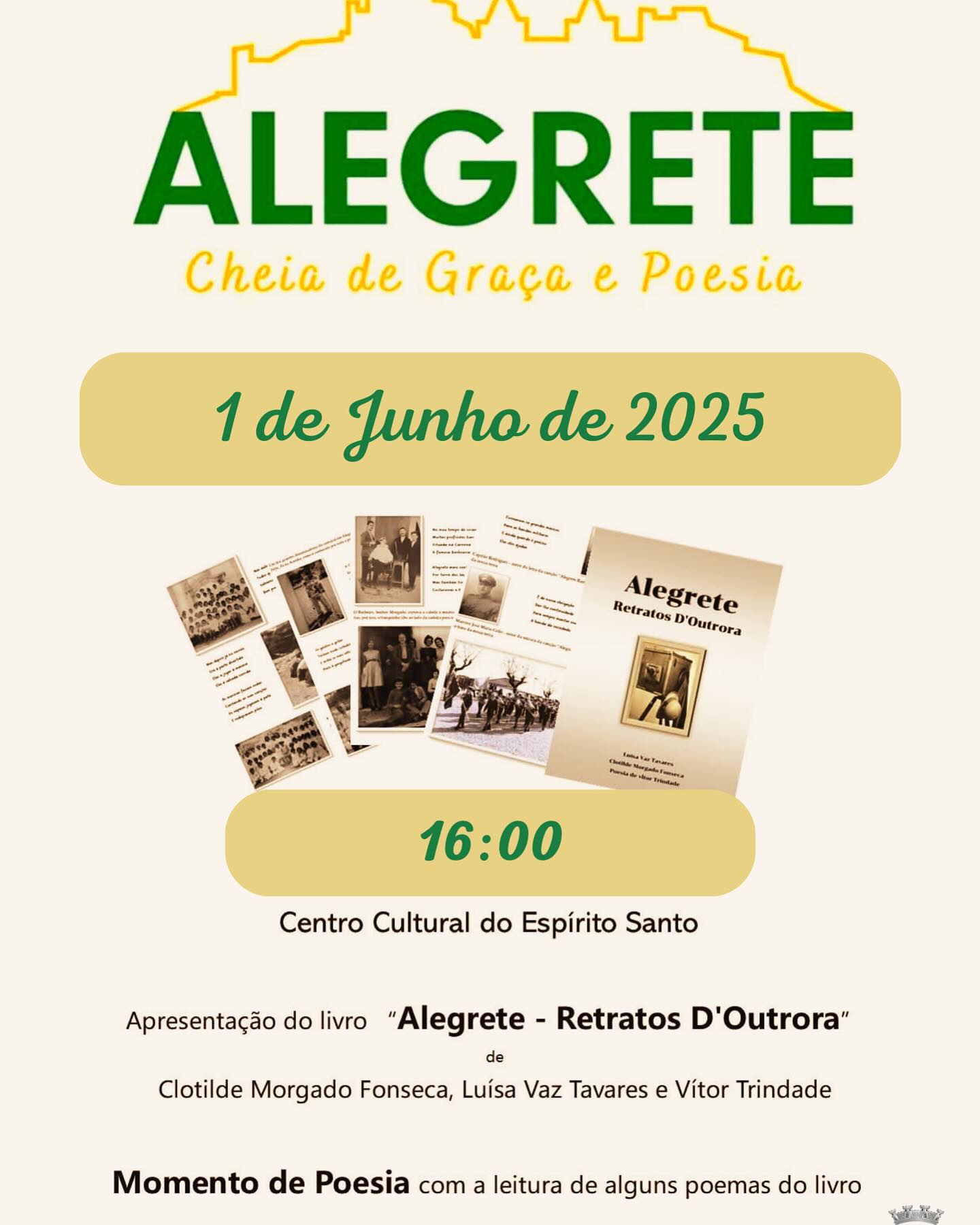 Hoje Alegrete vai acordar cheia de poesia!